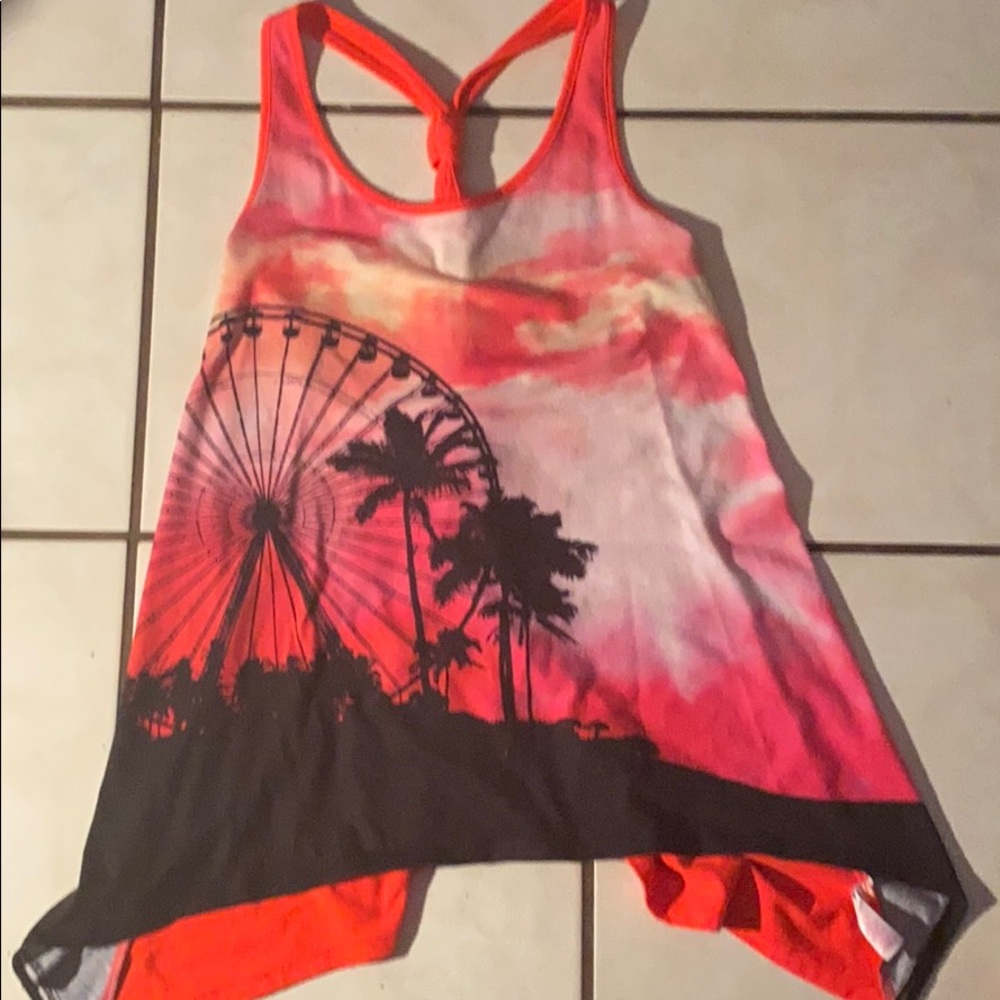 Multicolored summer top